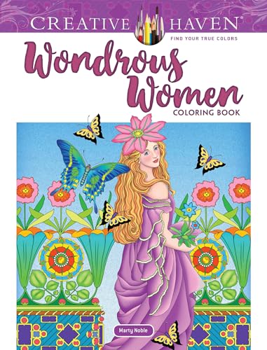 Creative Haven Wondrous Women Coloring Book