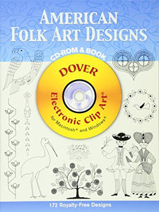 American Folk Art Designs CD-ROM and Book 