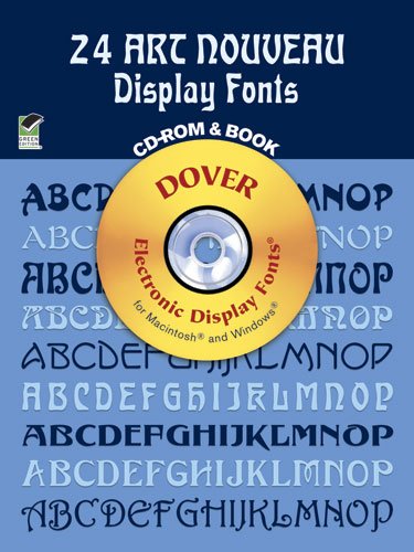24 Art Nouveau Display Fonts