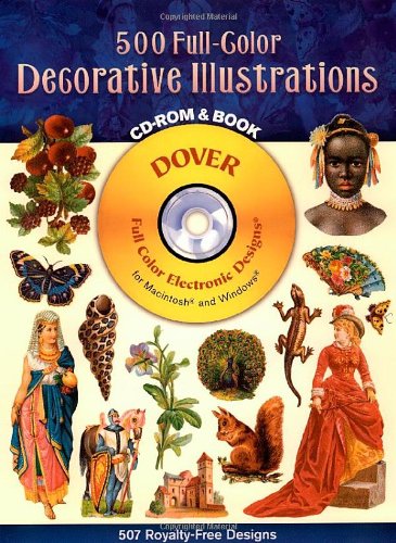 500 Full-Colour Decorative Illustra
