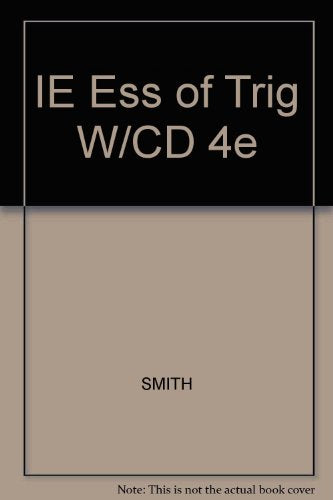 IE Ess of Trig W/CD 4e
