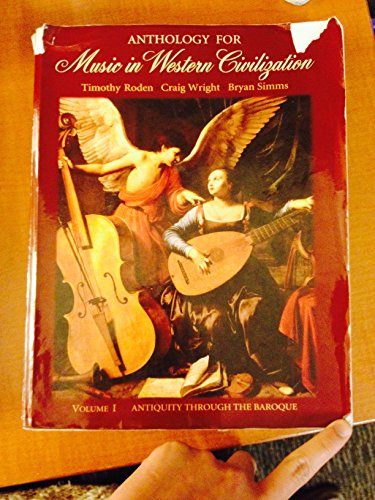 Anthology For Music In Western Civilization
