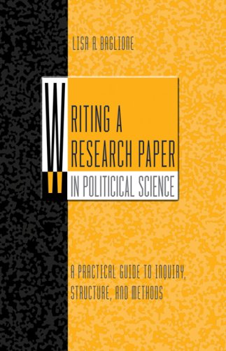 Writing a Research Paper in Political Science