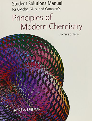 Principles of Modern Chemistry