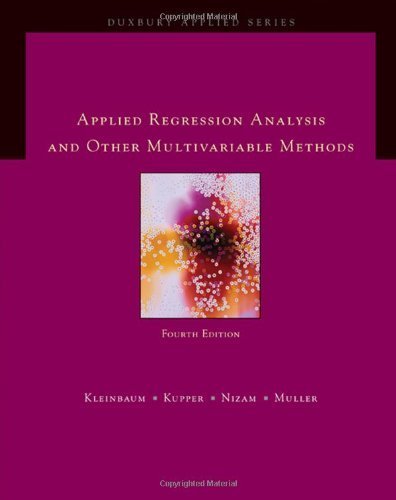 Applied Regression Analysis and Other Multivariable Methods