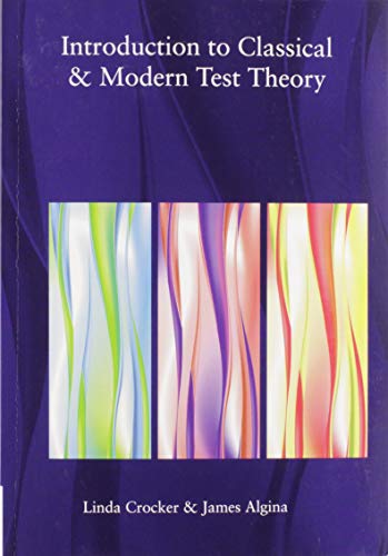 Introduction to Classical and Modern Test Theory (KIP)