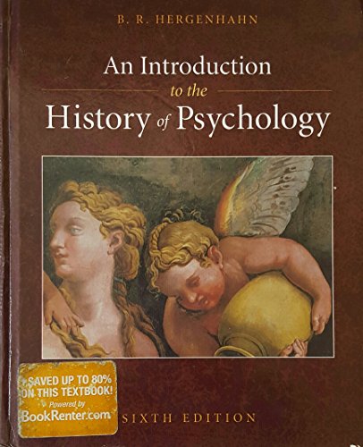An Introduction to the History of Psychology