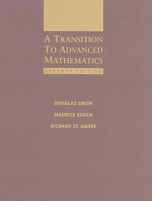 A Transition to Advanced Mathematics