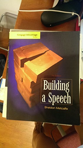 Cengage Advantage Books: Building a Speech