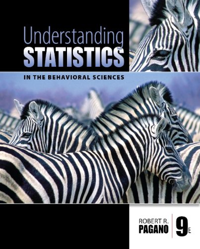 Study Guide for Pagano's Understanding Statistics in the Behavioral  Sciences, 9th