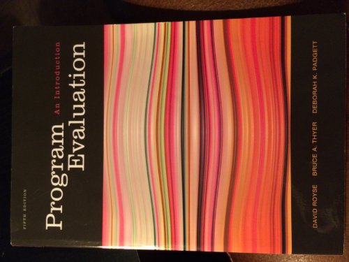 Program Evaluation