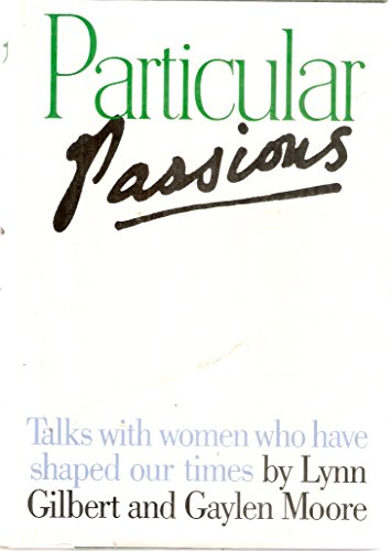 Particular Passions Talks W Wo