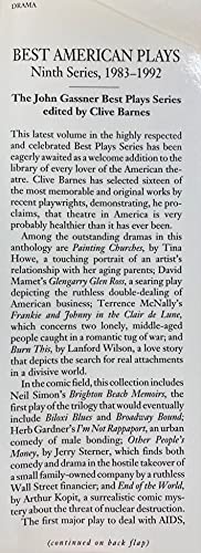 Best American Plays 1983-92