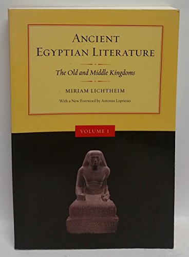 Ancient Egyptian Literature, Volume I