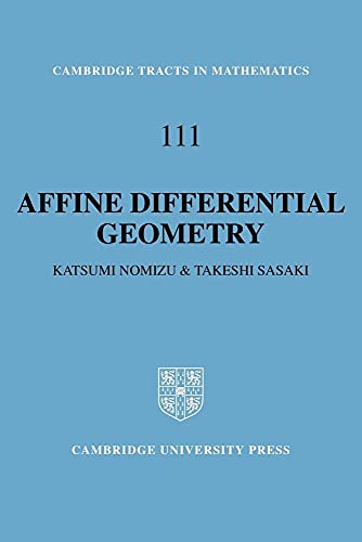 Affine Differential Geometry