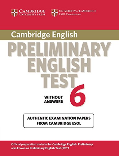 Cambridge Preliminary English Test 6 Student's Book without answers