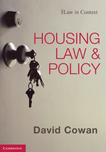 Housing Law and Policy