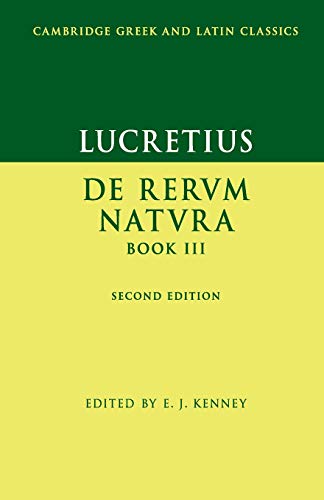 Lucretius: De Rerum NaturaBook III
