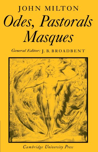 Odes, Pastorals, Masques