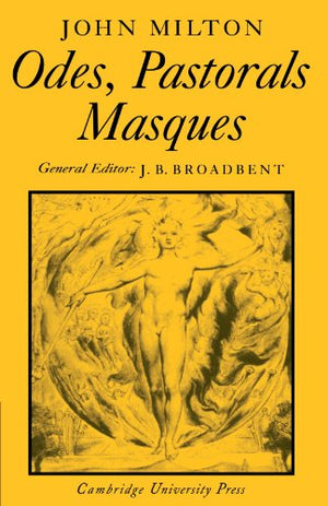 Odes, Pastorals, Masques