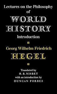 Lectures on the Philosophy of World History 