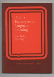 Drama Techniques Lang Teaching 