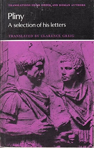 Pliny: A Selection of his Letters