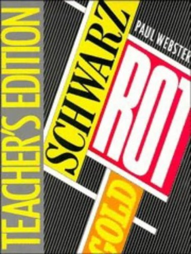 Schwarz Rot Gold Teacher's book