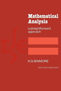 Mathematical Analysis 