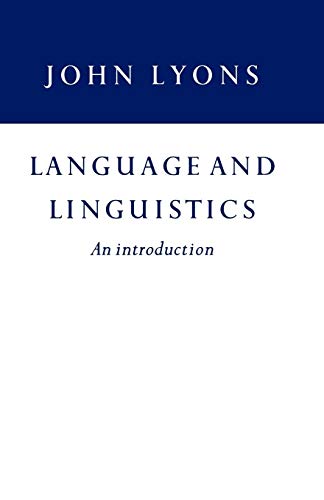 Language and Linguistics