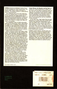 Politics: Volume 3, Social Theory: Its Situation and Its Task 