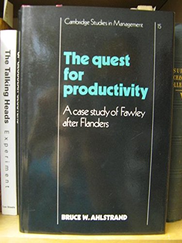 The Quest for Productivity