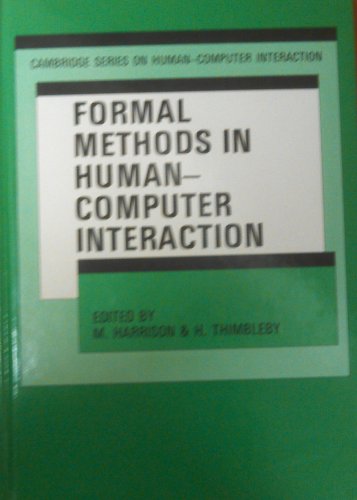 Formal Methods in Human-Computer Interaction