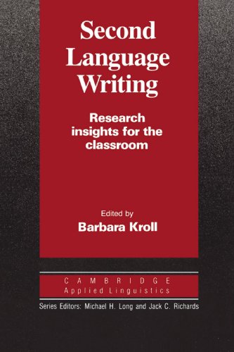 Second Language Writing (Cambridge Applied Linguistics)