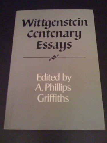 Wittgenstein: Centenary Essays