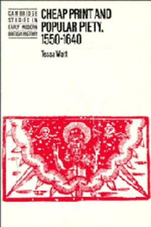 Cheap Print and Popular Piety, 15501640