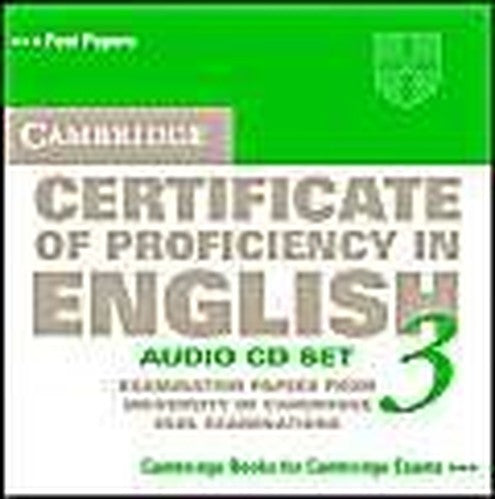 Cambridge Certificate of Proficiency in English 3 Audio CD Set (2 CDs)