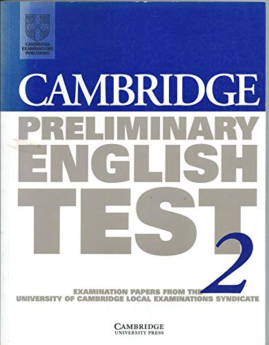Cambridge Preliminary English Test 2 Student's book