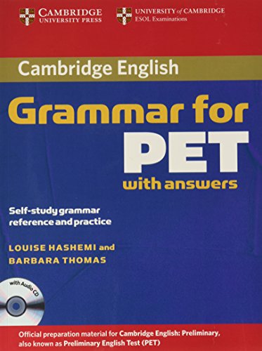 Cambridge Grammar for PET Book with Answers and Audio CD