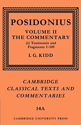 Posidonius: Volume 2, Commentary, Part 1