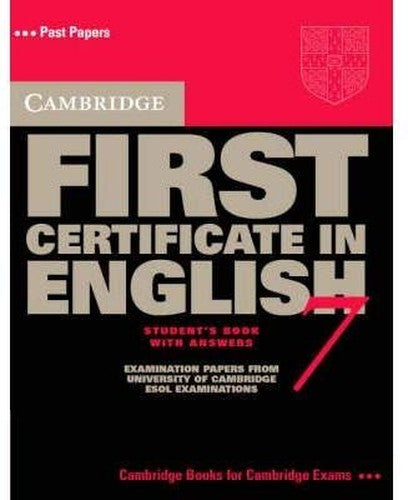 Cambridge First Certificate in English 7 Student's Book with Answers