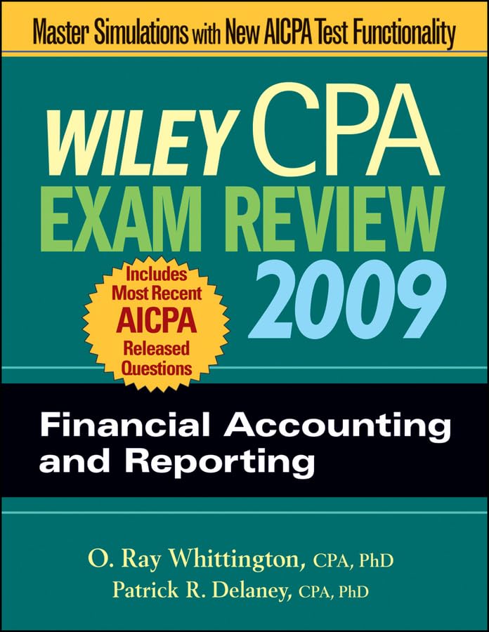 Wiley CPA Exam Review 2009