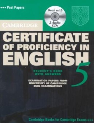 Cambridge Certificate of Proficiency in English 5 Self Study Pack