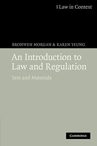 An Introduction to Law and Regulation