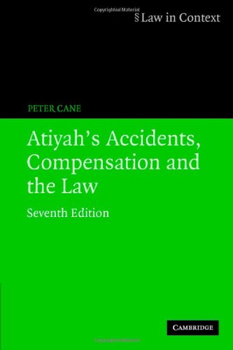 Atiyah's Accidents, Compensation and the Law
