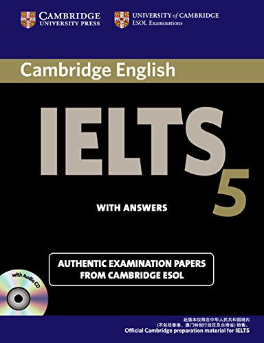 Cambridge IELTS 5 Self-study Pack (Self-study Student's Book and Audio CDs (2) China Edition