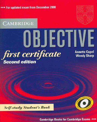 Objective First Certificate Self-study Student's Book