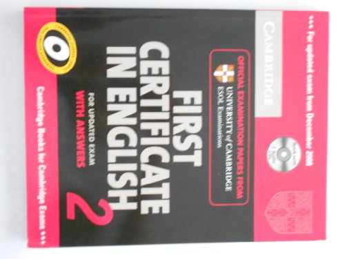 Cambridge First Certificate in English 2 for updated exam Self-study Pack