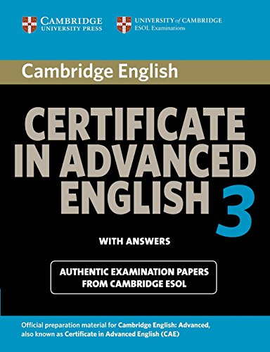 Cambridge Certificate in Advanced English 3 for Updated Exam Student's Book with answers