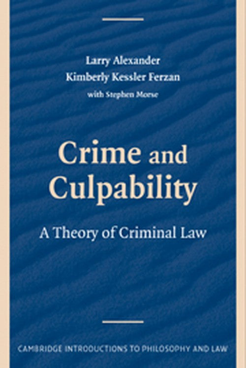 Crime and Culpability